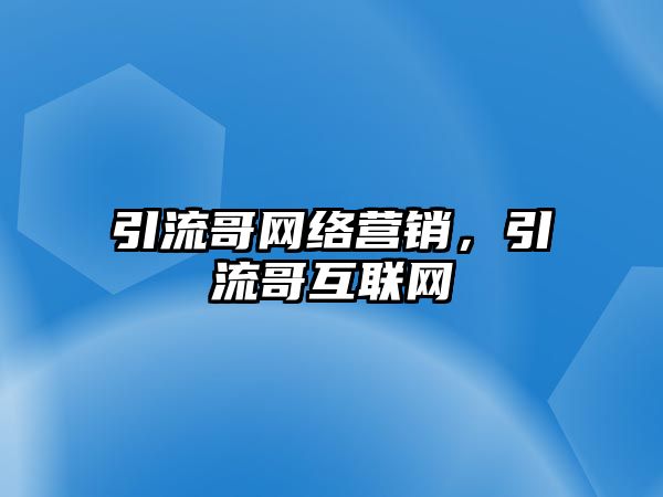 引流哥網絡營銷，引流哥互聯(lián)網