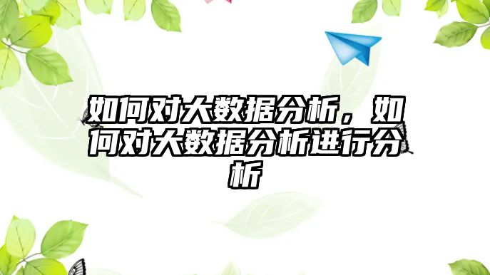 如何對大數(shù)據(jù)分析，如何對大數(shù)據(jù)分析進(jìn)行分析