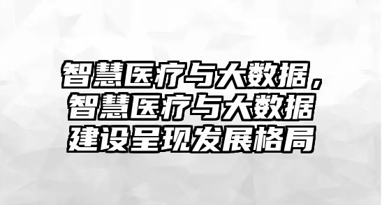 智慧醫(yī)療與大數(shù)據(jù)，智慧醫(yī)療與大數(shù)據(jù)建設(shè)呈現(xiàn)發(fā)展格局